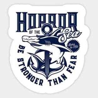 Terror Of Hammerhead Shark Sticker